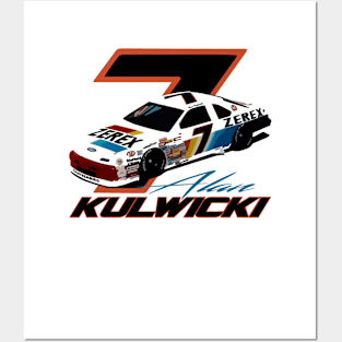 Alan Kulwicki 1990 Posters and Art